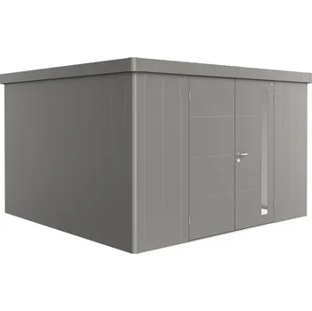 Zahradní domek Zahradní domek NEO 4D, šedý křemen, dvoukřídlé dveře BH89054