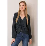 ItModa Tmavě zelená halenka s potiskem Velikost: UNI