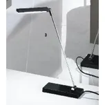 ORION Stolní lampa 1x6W LED chrom/černá barva, výška 39 cm - ORION OR LA 4-1139/1 ČERN