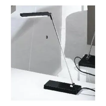Lampička ORION Stolní lampa 1x6W LED chrom/černá barva, výška 39 cm - ORION OR LA 4-1139/1 ČERN
