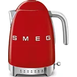 Smeg Rychlovarná konvice 50´s Retro Style, s regulací teploty, 1,7 l červená KLF04RDEU