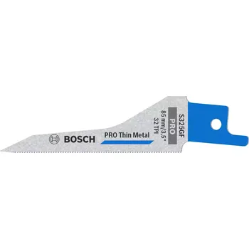 Pilový plátek 5x Pilový plátek do pily ocasky na neželezný kov a ocelový plech Bosch PRO THIN METAL S325GF - 1.25x7x85mm (2608658987)