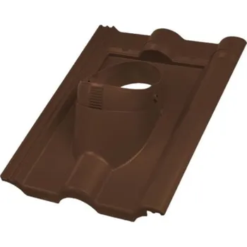 Střešní krytina Taška průchozí BMI BRAMAC Classic DuroVent – tmavohnědá