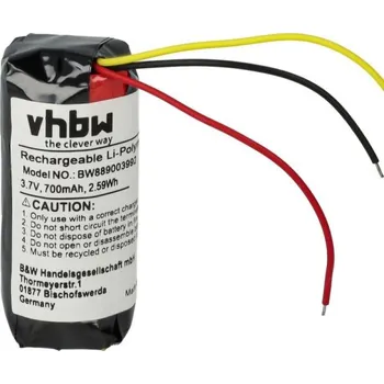 Audio kabel VHBW Baterie pro Bose SoundSport Free, 700 mAh