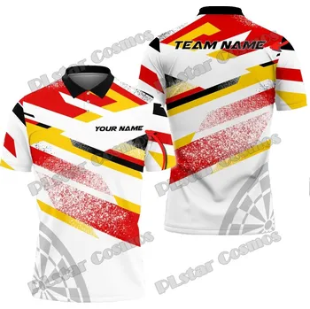 Dámské tričko Tričko Darts pro tým s jménem 3D potisk CS497 Velikost: 2XL, Barva (Varianta): Polo košile 9