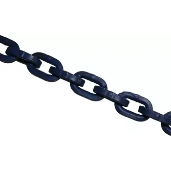 Řetěz Lesnický řetěz PEWAG hranatý modrý G100, 7 mm (IT-302701) (Ocelový řetěz PEWAG třídy G100 s průměrem 7 mm s nejlepším záběrem díky JOKER profilu a se zvýšenou odolností článků vůči ohybu pro těžbu a přibližování dřeva - maximální tažná síla 4500 kg. Cena 