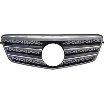 Karosérie PROTEC Přední maska Mercedes W212 2009-2013 černá chromová