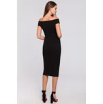 Makover Úpletové šaty K001 Černá Regular Fit XL