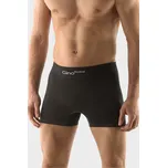 Gina pánské bambusové boxerky s delší nohavičkou černá - GINMxC/černá / M/L GIN6C007-MxC