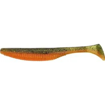 Rybářský háček 7ks - Gumová Nástraha Duo Versa Shad Fat 4" 10cm F083 Watermelon Orange Gold