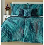 Matějovský povlečení bavlněný satén digitál Infinitum Petrol 140x200, 70x90 cm