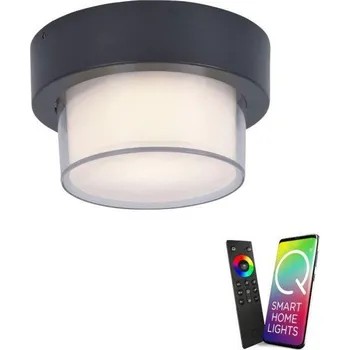 Venkovní osvětlení PAULNEUHAUS Q-ERIK, LED venkovní svítidlo, Smart Home RGB+3000K - PAUL NEUHAUS PN 9654-13