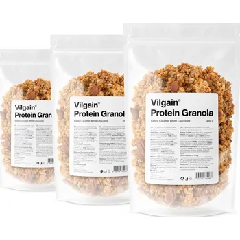 Vilgain Protein Granola – 3× slaný karamel s bílou čokoládou 350 g