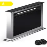 Klarstein Royal Flush 60cm 542.3m³/h Výsuvná Digestoř Černá (10046224)