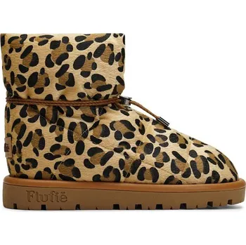 Dámská zimní obuv Sněhule Flufie Wild S08.LEOPARD hnědá 82X, EUR 39