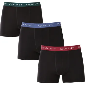 Boxerky 3PACK pánské boxerky Gant černé (902433004-005) 3XL Možnost vrácení zboží ZDARMA do 120 dnů!