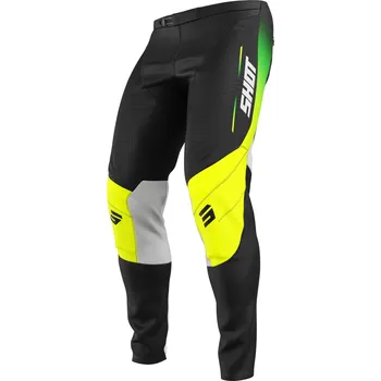 Moto kalhoty Dětské motokrosové kalhoty Shot Contact Apex fluo žlutá