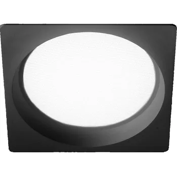 Koupelnové svítidlo KOHLLIGHTING LIM SQ zapuštěné svítidlo s rámečkem černá 12 W 3000K PUSH - KOHL-Lighting KHL K50321.02.RF.BK-BK.MP.ST.8.30.PU