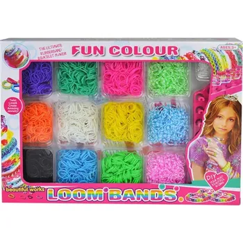kreativní sada MaDe Loom Bands 2400 ks + tkalcovský stav