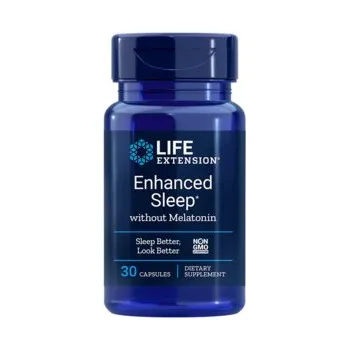 Zdraví Life Extension Enhanced Sleep without Melatonin Doplněk stravy pro podporu spánku 30 ks, kapsle, EXP. 02/2025