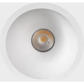 Koupelnové svítidlo KOHLLIGHTING NOON zapuštěné svítidlo s rámečkem bílá-zlatá 10 W 4000K PUSH - KOHL-Lighting KHL K50800.03.RF.WH-GL.38.ST.8.40.PU