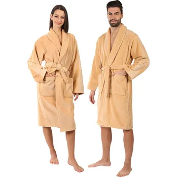 Pánský župan Župan Pietro Filipi béžový (1Z002) S Možnost vrácení zboží ZDARMA do 120 dnů!