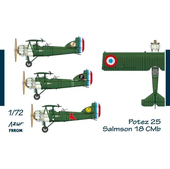 Plastikový model 1:72 Potez 25 „Salmson 18 CMb“