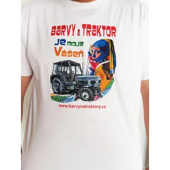 Pánské tričko U PEPÁNKA s.r.o. Tričko reklamní BARVY A TRAKTOR JE MOJE VÁŠEŇ Velikost: 158, dětská