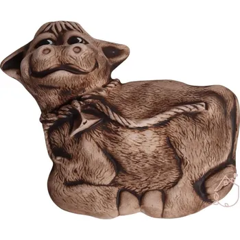 Zahradní dekorace Kráva Miluška keramická