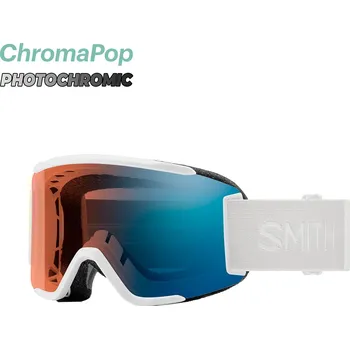Snowboardové brýle Smith Squad white vapor | cp pro photochromic blue mirror 2026 - Odesíláme do 24 hodin