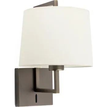 Nástěnné svítidlo FARO FRAME nástěnná lampa, starozlatá/béžová - FARO FARO 20171-02