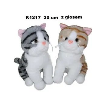 plyšák Kot z głosem 30cm MIX