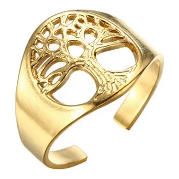 Prsten B-TOP Strom života zlatá