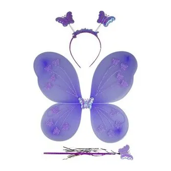 Karnevalový kostým Zestaw motylka skrzydełka opaska różdżka