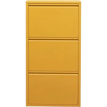 Botník KARE Design Výklopný botník Caruso 3 žlutý