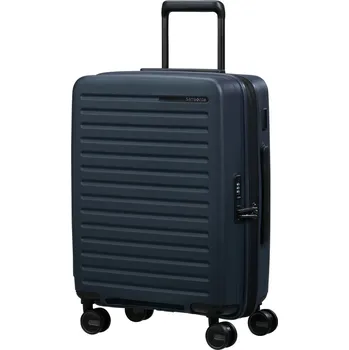 Samsonite RESTACKD Spinner 55cm Modrý Midnight rozšiřitelný
