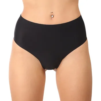 Dámské spodní prádlo Dámské kalhotky Julimex černá (String Maxi black) S Možnost vrácení zboží ZDARMA do 120 dnů!