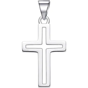 Přívěsek Stříbrný přívěšek kříž STRZ1182F