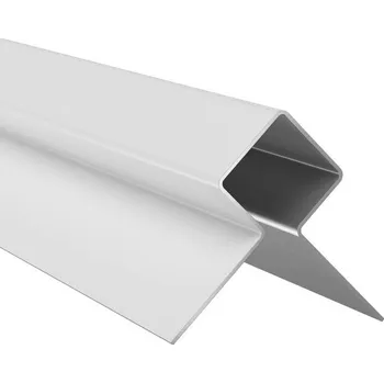 Stavební profil Profil vnější HardiePlank MetalTrim sněhově bílá –3000 mm 5ks/bal