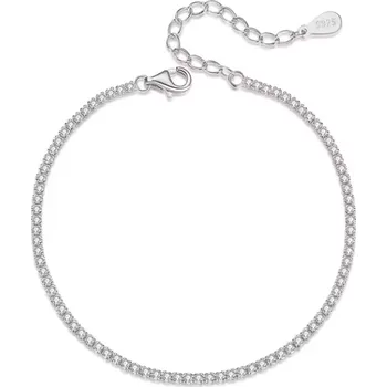 Náramek For Silver Jemný stříbrný náramek se zirkony - Stříbro 925