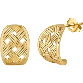 Náušnice Majya Stříbrné náušnice ALETTE pozlacené Ag/; ≤3,13 g 11383