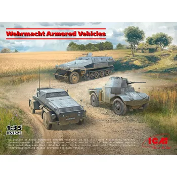 Plastikový model 1:35 Wehrmacht Armored Vehicles