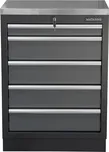 Dílenská skříňka s nerezovou pracovní deskou | 5 šuplíků | 680x465x950 mm Matabro SET-CA01061