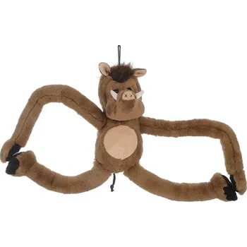 plyšák Plyšový divočák dlouhé ruce - 17x15x50 cm (Plyšový divočák)