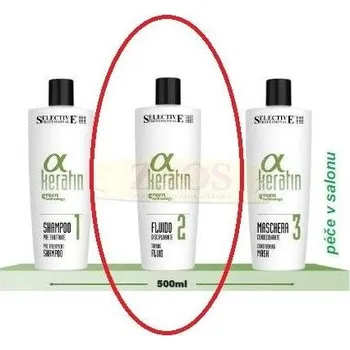 Vlasová regenerace Selective Alfa keratin - Fluid k pro kontrolu a vyhlazení vlasů 500ml