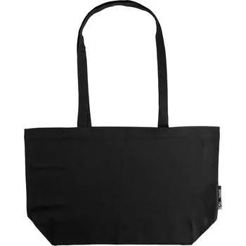 Nákupní taška Neutral Velká nákupní taška přes rameno z organické Fairtrade bavlny - Černá