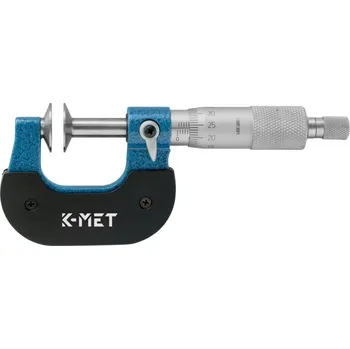 Mikrometr na ozubená kola KINEX/K-MET 0-25 mm/0.01mm, ČSN&nbsp;25&nbsp;1456 (7051)