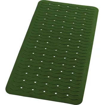 Koupelnová předložka Ridder Playa Protiskluzová podložka do vany 38x80 cm, tmavě zelená, 68345