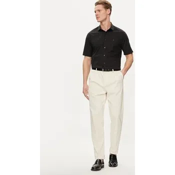 Pánská košile Tommy Hilfiger Košile Core MW0MW34626 Černá Slim Fit 40