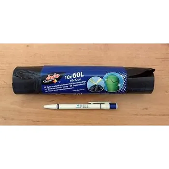 Pytle na odpadky Pytle odpad 60 l černé zatahovací 10ks